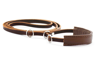 SHOW Ausstellungsleine mit Kehlkopfschutz | Showleine für Hunde