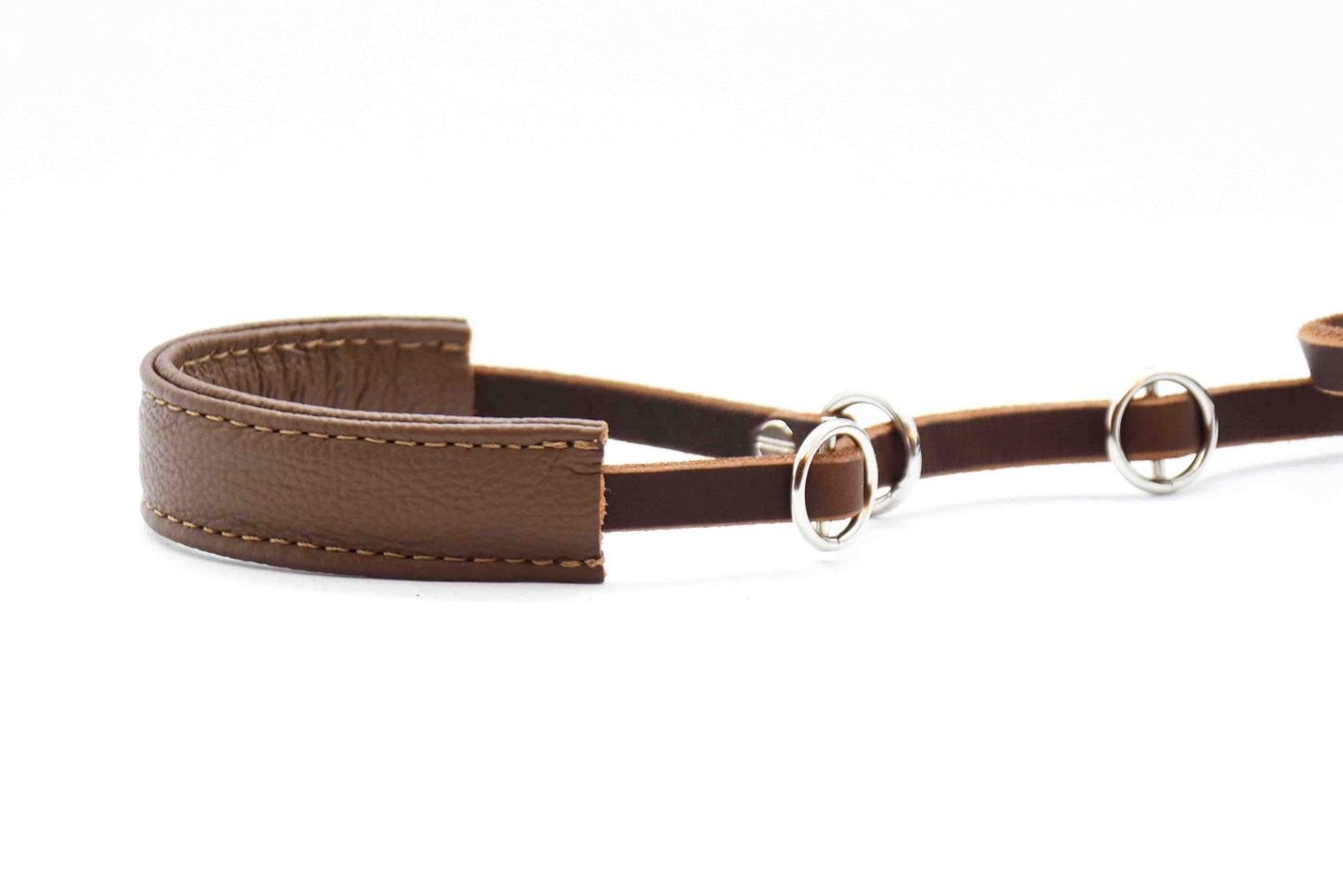 SHOW Ausstellungsleine mit Kehlkopfschutz | Showleine für Hunde