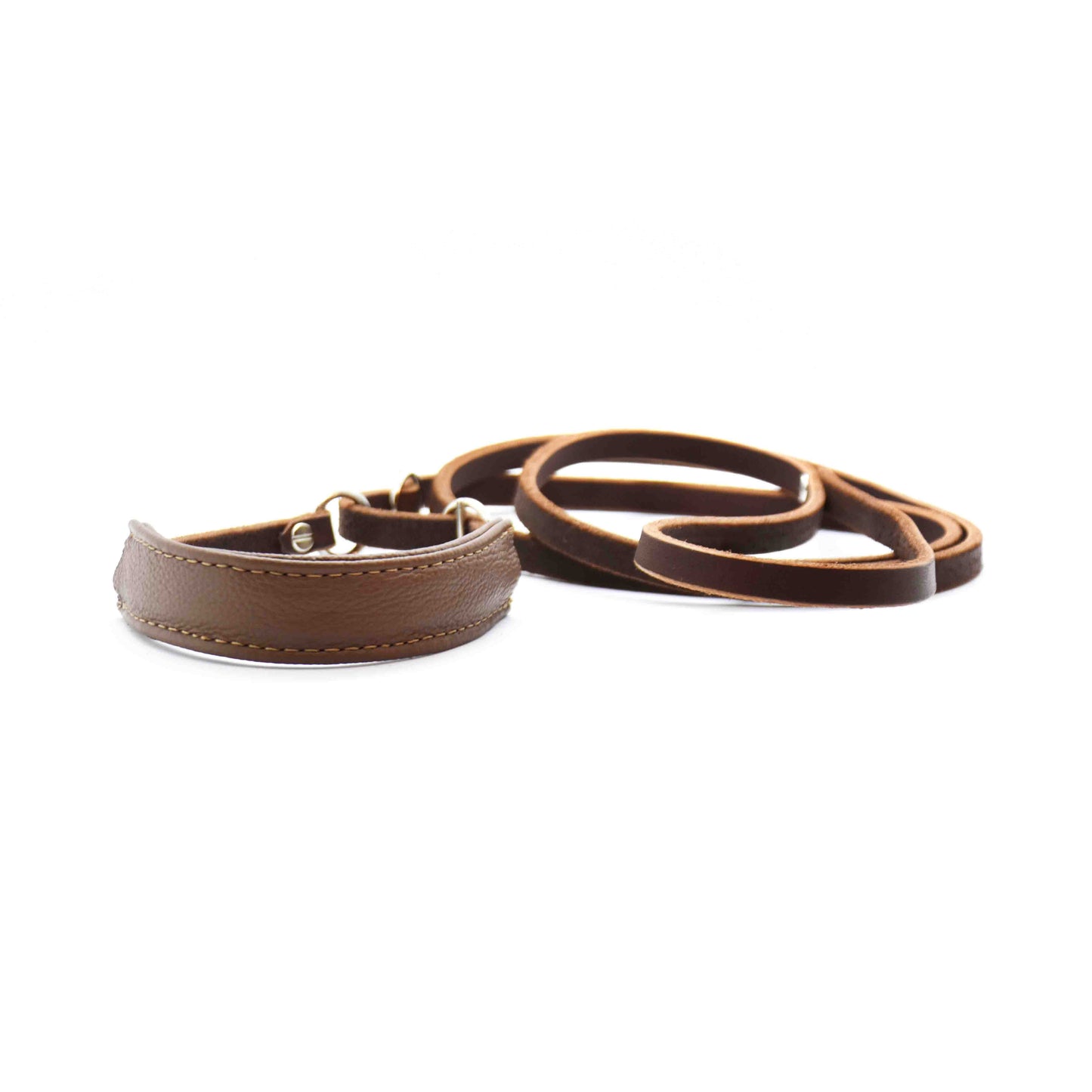 SHOW Ausstellungsleine mit Kehlkopfschutz | Showleine für Hunde