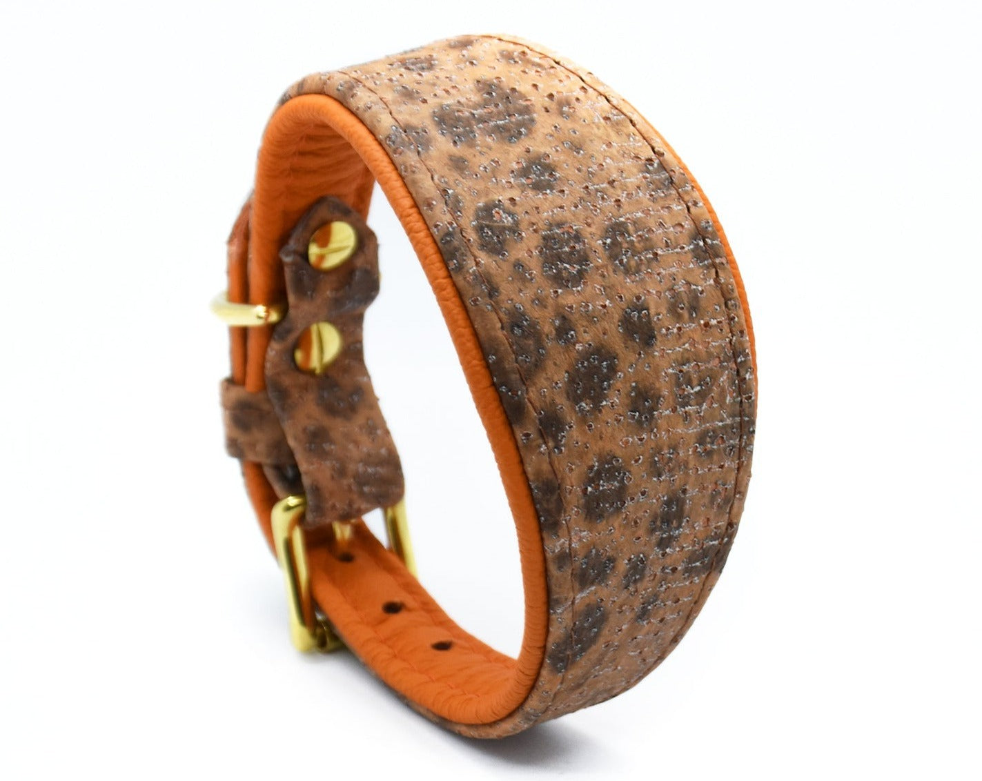 STEINBEIßER Halsband | Einzigartiges Fischleder-Halsband für Windhunde