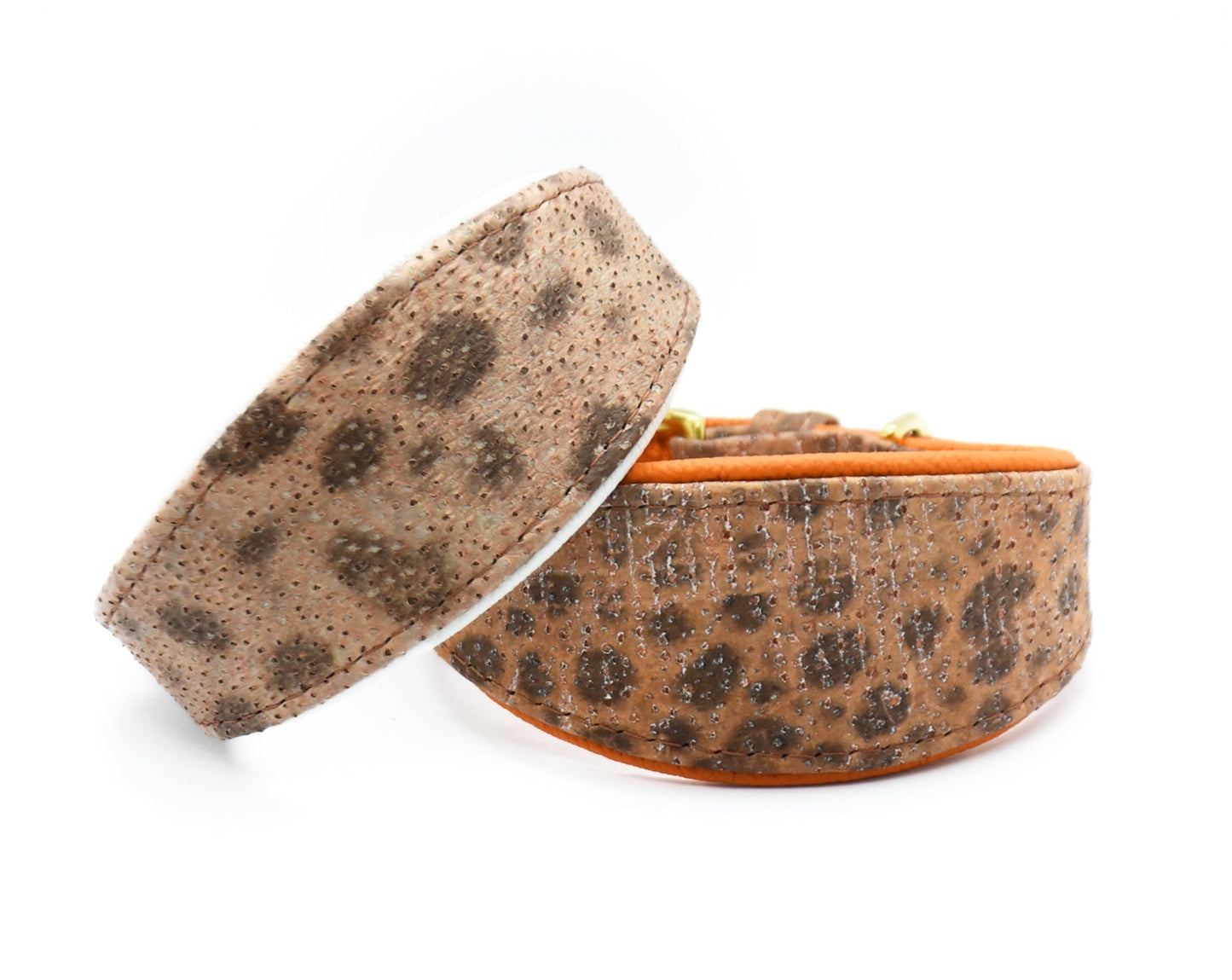 STEINBEIßER Halsband | Einzigartiges Fischleder-Halsband für Windhunde