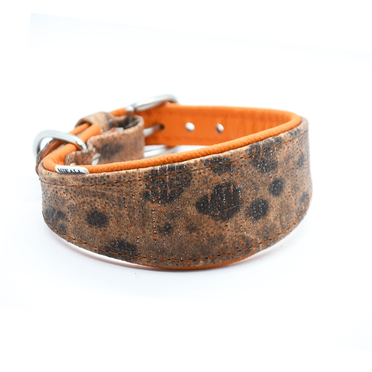 STEINBEIßER Halsband | Einzigartiges Fischleder-Halsband für Windhunde