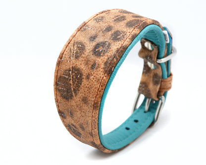 STEINBEIßER Halsband | Einzigartiges Fischleder-Halsband für Windhunde