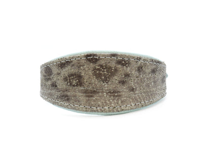 STEINBEIßER Halsband | Einzigartiges Fischleder-Halsband für Windhunde