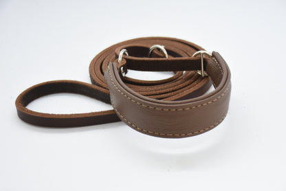 SHOW Ausstellungsleine mit Kehlkopfschutz | Showleine für Hunde