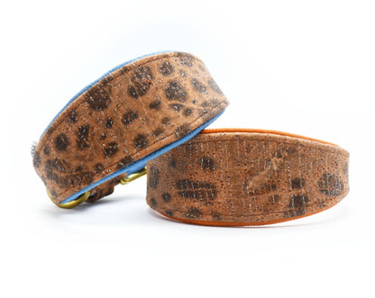 STEINBEIßER Halsband | Einzigartiges Fischleder-Halsband für Windhunde