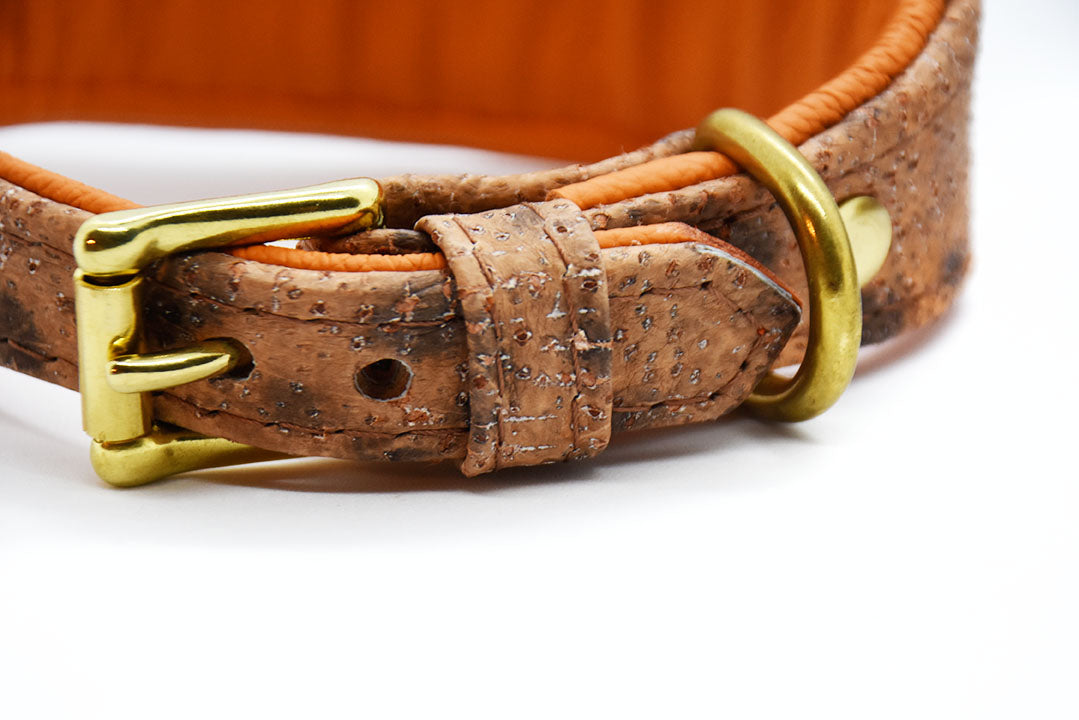 STEINBEIßER Halsband | Einzigartiges Fischleder-Halsband für Windhunde