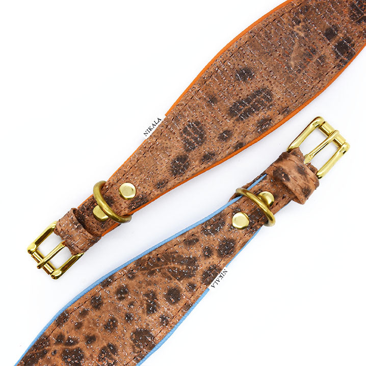 STEINBEIßER Halsband | Einzigartiges Fischleder-Halsband für Windhunde